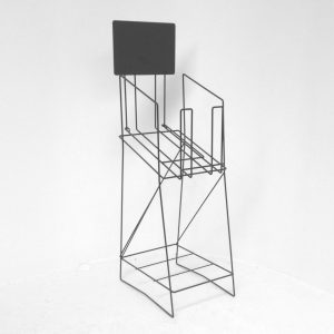 A3 Wire Standard Real Estate Display Stand Portrait