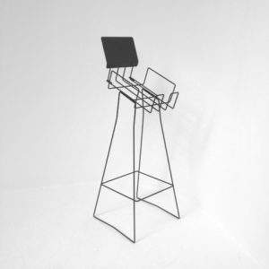 A4 wire laidback real estate display stand portrait